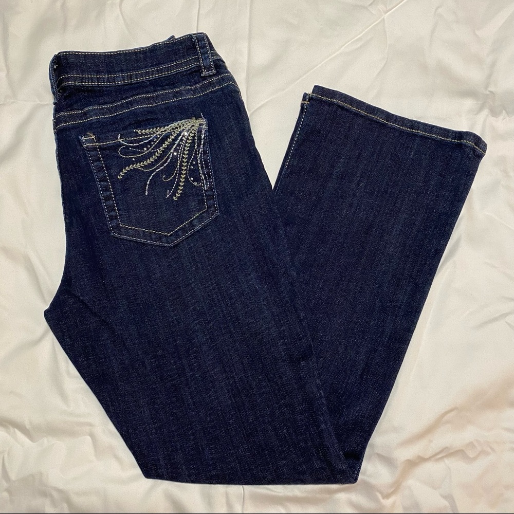 NWOT Lee Slender Secret jeans, mid-rise, boot-cut, 12P